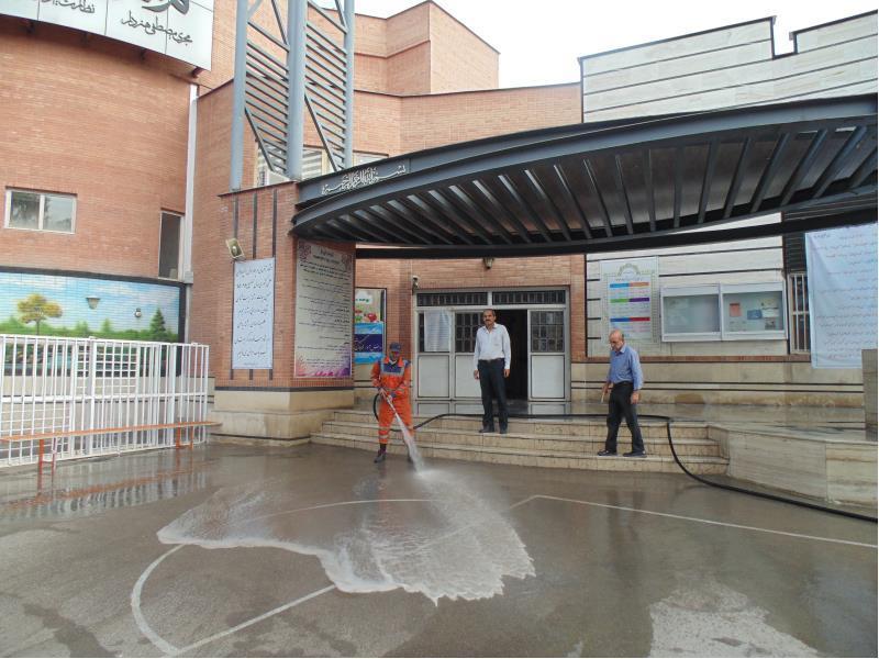 آماده سازی مدرسه شهریور 96